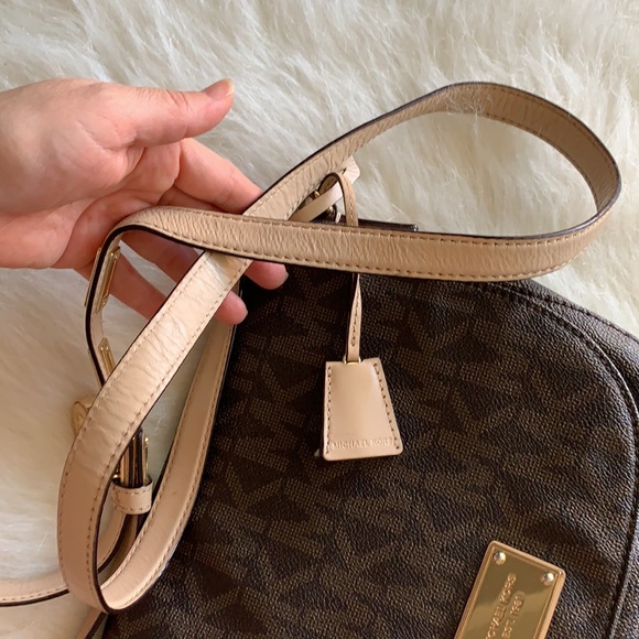 Michael Kors | brown MK Satchel Crossbody Bag - Picture 16 of 16